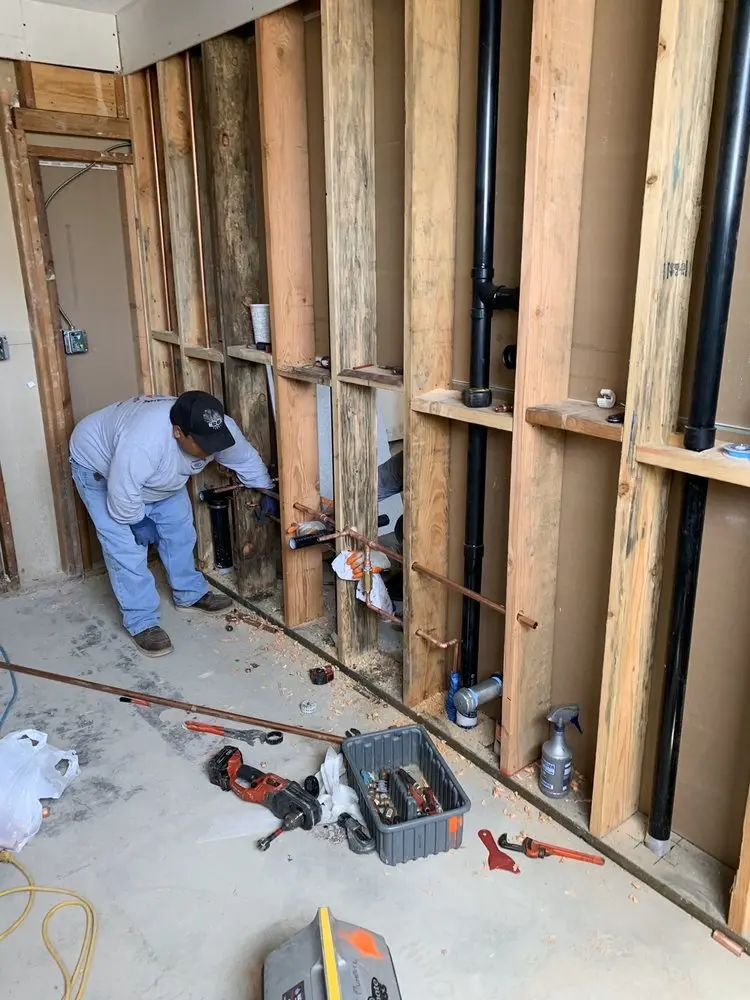 Commercial rough-in plumbing for Gas Line Repair in Knollwood